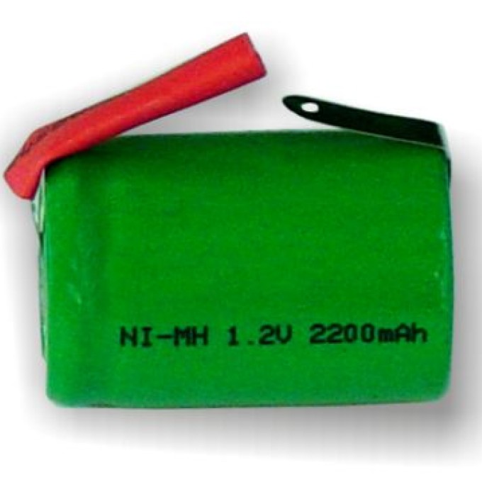 0180 3/4 SC Ni-MH 2200mAh με λαμάκια