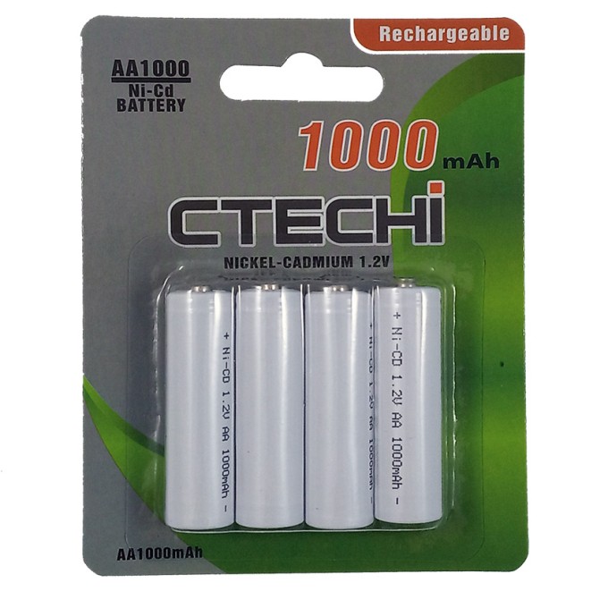 0205 AA Ni-CD 1000mAh