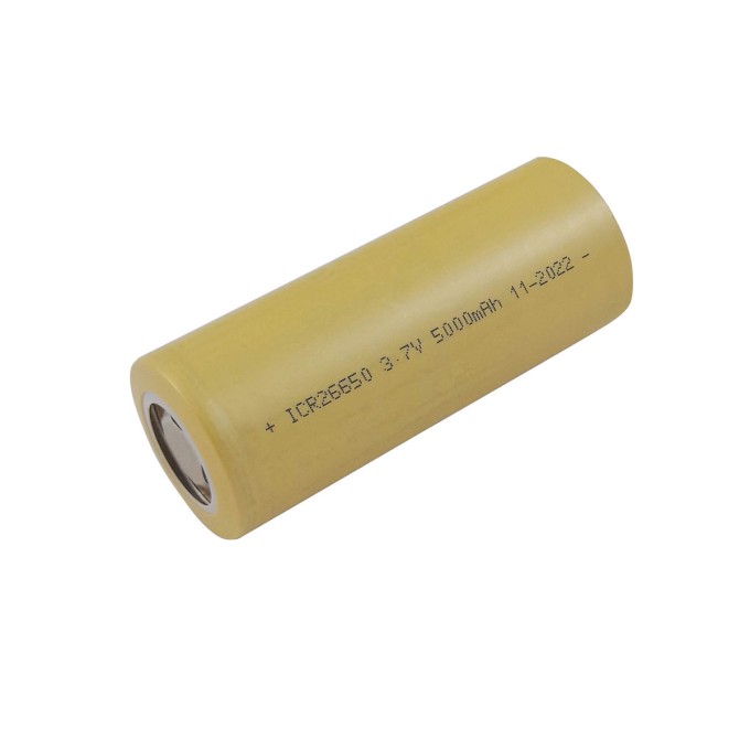 0223 Li-ion  ICR 26650  3,7V 5000mAh