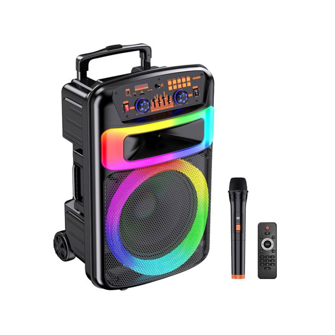 KK-12101 ΦΟΡΗΤΟ BLUETOOTH ΗΧΕΙΟ COLOURFUL (ΜΙΚΡΟΦΩΝΟ + ΧΕΙΡΙΣΤΗΡΙΟ)