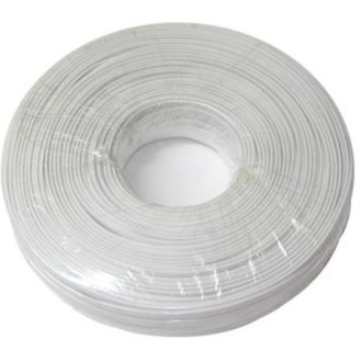 HY1001-WHITE  Λευκό τηλεφωνικό καλώδιο100m