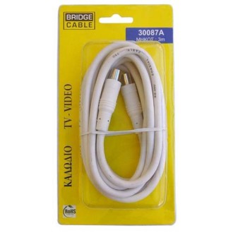 30087A Καλώδιο RF TV-VIDEO 3m 30087A Καλώδιο RF TV-VIDEO 3m