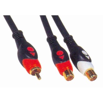 30280 Καλώδιο RCA ΑΡΣΕΝΙΚΟ-2RCA ΘΗΛΥΚΑ  1,5m 30280 Καλώδιο RCA ΑΡΣΕΝΙΚΟ-2RCA ΘΗΛΥΚΑ  1,5m