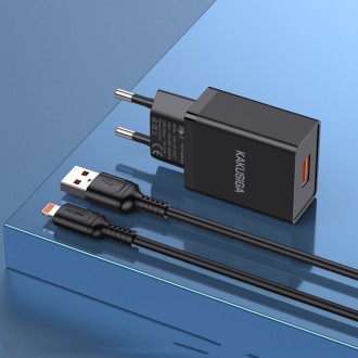 KSC-931/BLACK/LT ΦΟΡΤΙΣΤΗΣ USB ΣΕ LIGHTNING KSC-931/BLACK/LT ΦΟΡΤΙΣΤΗΣ USB ΣΕ LIGHTNING