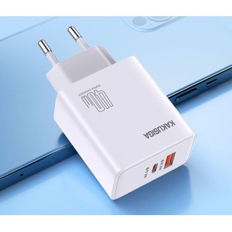 KSC-936 ΔΙΠΛΟΣ ΦΟΡΤΙΣΤΗΣ 40W USB A / TYPE C KSC-936 ΔΙΠΛΟΣ ΦΟΡΤΙΣΤΗΣ 40W USB A / TYPE C