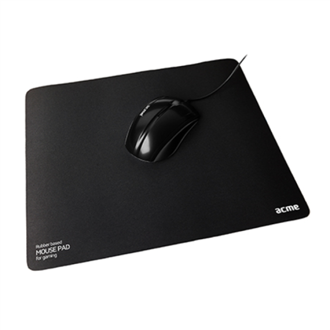 ACME-PADGAM  MOUSEPAD RUBBER ΜΑΥΡΟ