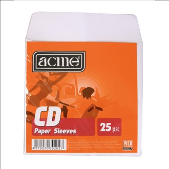 ACME-CDPAPER25  CD PAPER SLEEVES ACME-CDPAPER25  CD PAPER SLEEVES