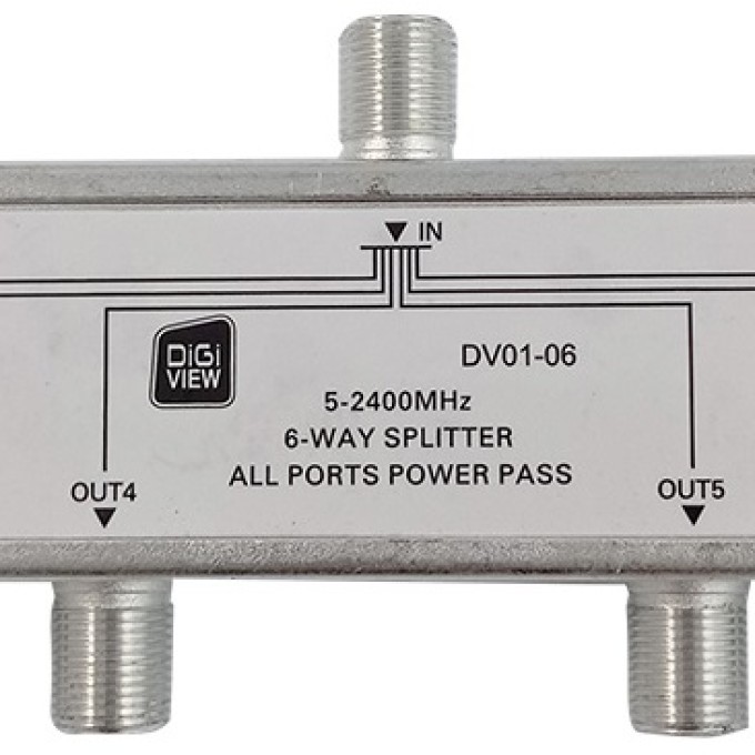 DV01-06 Διακλαδωτής 1:6