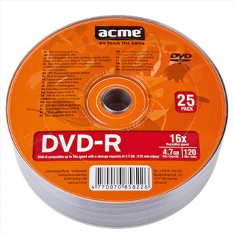 ACME-DVDR25   DVD-R 25αδα ACME-DVDR25   DVD-R 25αδα
