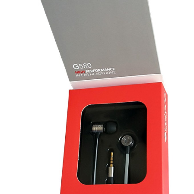 G580 Ακουστικά/Handsfree Beteno In-Ear G580 Γκρι