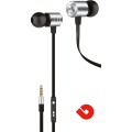 G580 Ακουστικά/Handsfree Beteno In-Ear G580 Γκρι