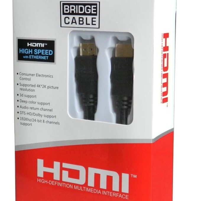 CP02-001 Επίχρυσο καλώδιο HDMI 1.5m με φερίτες VER2.0