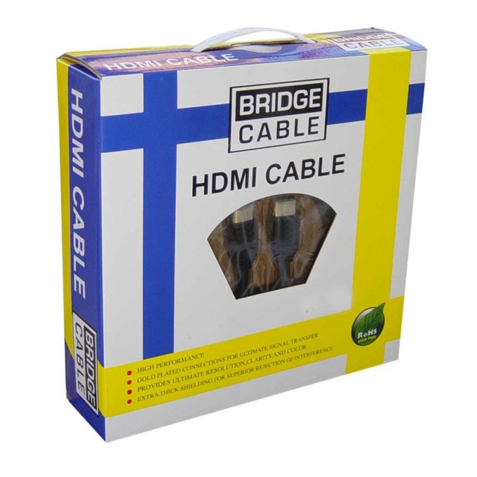 CP02-001D Επίχρυσο καλώδιο HDMI 15m με φερίτες VER2.0