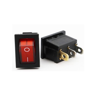 KCD101N-106R/12V Διακόπτης rocker φωτιζόμενος 12V KCD101N-106R/12V Διακόπτης rocker φωτιζόμενος 12V