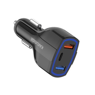 KSC-485/BLACK  ΦΟΡΤΙΣΤΗΣ ΑΥΤΟΚΙΝΗΤΟΥ  2USB ΣΕ TYPE-C KSC-485/BLACK  ΦΟΡΤΙΣΤΗΣ ΑΥΤΟΚΙΝΗΤΟΥ  2USB ΣΕ TYPE-C