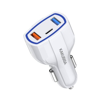 KSC-485/WHITE  ΦΟΡΤΙΣΤΗΣ ΑΥΤΟΚΙΝΗΤΟΥ   2USB ΣΕ TYPE-C KSC-485/WHITE  ΦΟΡΤΙΣΤΗΣ ΑΥΤΟΚΙΝΗΤΟΥ   2USB ΣΕ TYPE-C