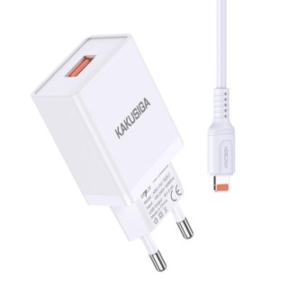 KSC-931/WHITE/LT ΦΟΡΤΙΣΤΗΣ USB ΣΕ LIGHTNING KSC-931/WHITE/LT ΦΟΡΤΙΣΤΗΣ USB ΣΕ LIGHTNING