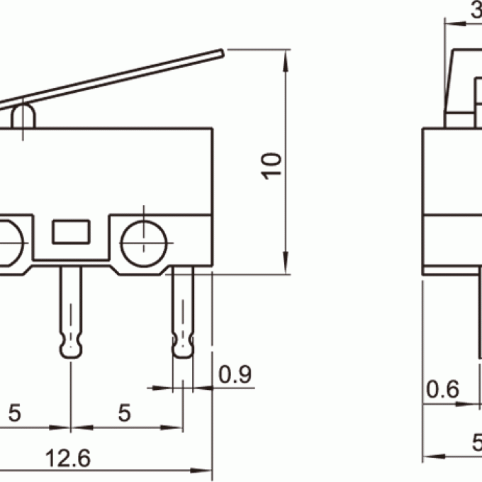 KW7-01-51 Διακόπτης με λαμάκι