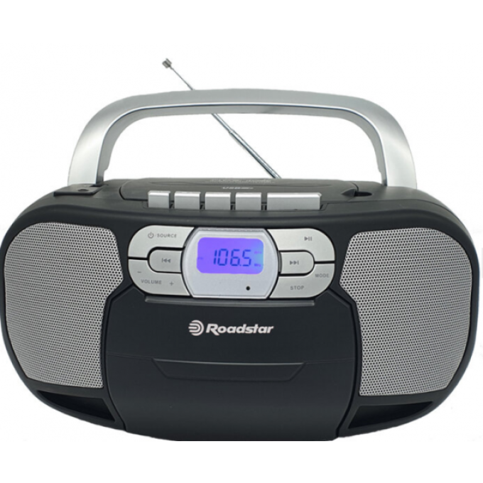 Φορητό ραδιοκασετόφωνο (CD-MP3-USB) RCR-4635UMP/BK Roadstar