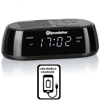 Ράδιο-ρολόι USB Fast Charge CLR-2477 Ράδιο-ρολόι USB Fast Charge CLR-2477