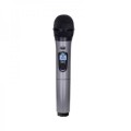 Ασύρματο Μικρόφωνο KARAOKE  EM-401R (ΓΚΡΙ )