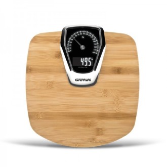 Ψηφιακή & Αναλογική ζυγαριά μπάνιου Bamboo G30047 Ψηφιακή & Αναλογική ζυγαριά μπάνιου Bamboo G30047