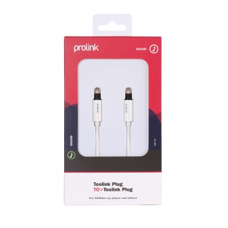 MP111 PROLINK TOSLINK - TOSLINK ΟΠΤΙΚΗ ΙΝΑ 2.0m MP111 PROLINK TOSLINK - TOSLINK ΟΠΤΙΚΗ ΙΝΑ 2.0m