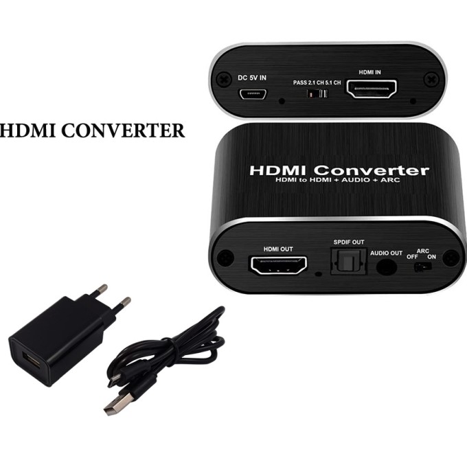 OZV8  Μετατροπέας HDMI σε αναλογική & ψηφιακή έξοδο ήχου