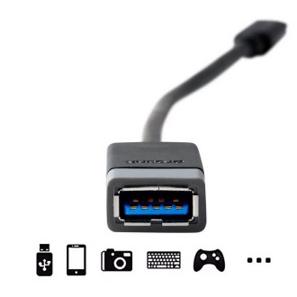 PB489-0015 PROLINK typeC - USB A θηλυκό   0.15m