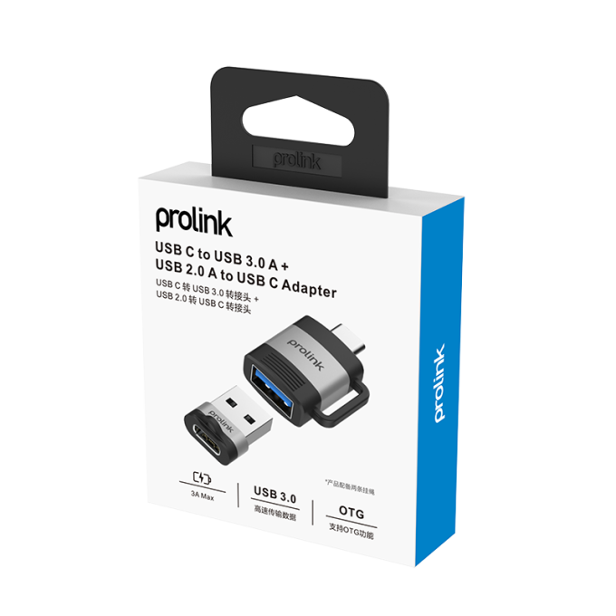 PF023  USB-C TO USB-A 3.0 / USB-A 2.0 TO USB-C ADAPTOR (OTG)