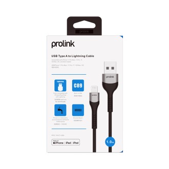PF347A-0100 USBA2.0 σε Lightning  1m PF347A-0100 USBA2.0 σε Lightning  1m