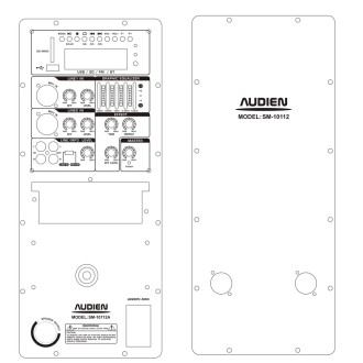 SM-10112A Ένεργό ηχείο PA 12 SM-10112A Ένεργό ηχείο PA 12
