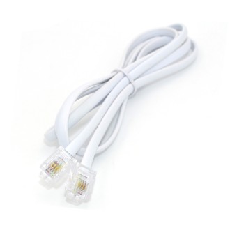 SM134-white-5m Τηλεφωνικό καλώδιο 5μ SM134-white-5m Τηλεφωνικό καλώδιο 5μ