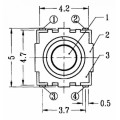 SW-920 Button H:1.6mm