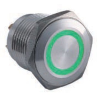 SW16F-M1-S-R-R-12V    ΜΠΟΥΤΟΝ Φ16mm 12V με KOKKINO ΦΩΤΙΣΜΟ SW16F-M1-S-R-R-12V    ΜΠΟΥΤΟΝ Φ16mm 12V με KOKKINO ΦΩΤΙΣΜΟ