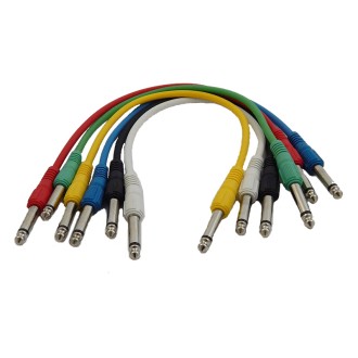 TAC001 6 ΤΕΜΑΧΙΑ ΚΑΡΦΙ 6,3mm - ΚΑΡΦΙ 6,3mm 0,3m TAC001 6 ΤΕΜΑΧΙΑ ΚΑΡΦΙ 6,3mm - ΚΑΡΦΙ 6,3mm 0,3m