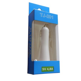TJ-201 UNIVERSAL CAR CHARGER 4,8A TJ-201 UNIVERSAL CAR CHARGER 4,8A