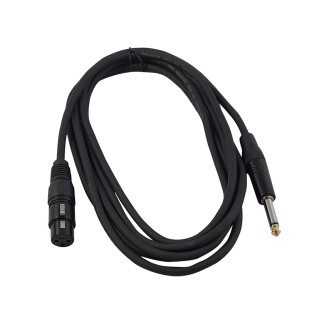 TPC-004  ΚΑΛΩΔΙΟ  ΚΑΡΦΙ 6,3mm - XLR   3m TPC-004  ΚΑΛΩΔΙΟ  ΚΑΡΦΙ 6,3mm - XLR   3m
