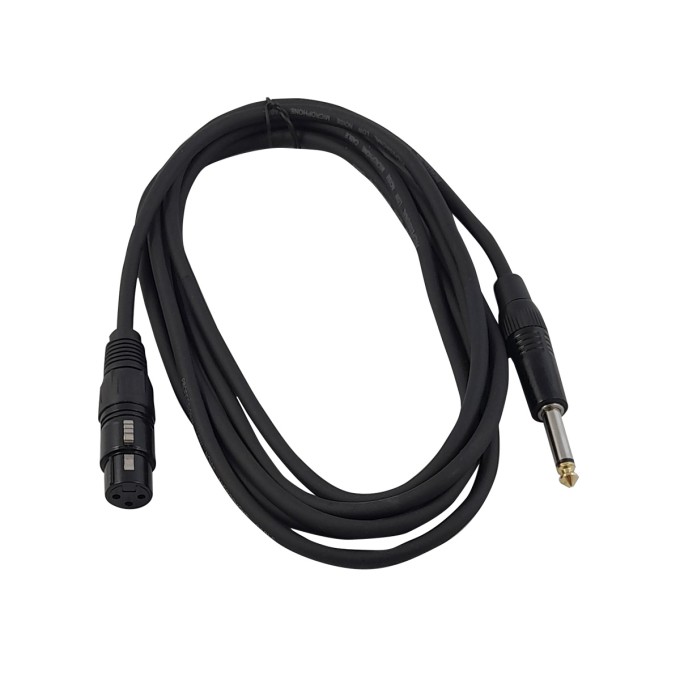 TPC-004  ΚΑΛΩΔΙΟ  ΚΑΡΦΙ 6,3mm - XLR   3m