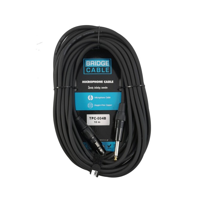 TPC-004B  ΚΑΛΩΔΙΟ  ΚΑΡΦΙ 6,3mm - XLR   10m