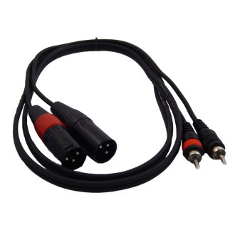 TPC-020 ΚΑΛΩΔΙΟ 2 RCA ΑΡΣΕΝΙΚΑ - 2 XLR ΑΡΣΕΝΙΚΑ 1,5m TPC-020 ΚΑΛΩΔΙΟ 2 RCA ΑΡΣΕΝΙΚΑ - 2 XLR ΑΡΣΕΝΙΚΑ 1,5m