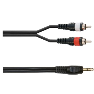TYC-028 Καλώδιο JACK-2RCA 1,5m TYC-028 Καλώδιο JACK-2RCA 1,5m
