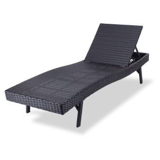 Μεταλλική Ξαπλώστρα Poly Rattan FDZN 6007-PR Μεταλλική Ξαπλώστρα Poly Rattan FDZN 6007-PR