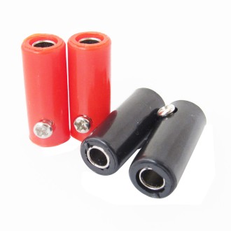XS-P015/Β  Μαύρη θηλυκή μπανάνα 4mm XS-P015/Β  Μαύρη θηλυκή μπανάνα 4mm