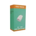 YDS-TC012 UNIVERSAL ΦΟΡΤΙΣΤΗΣ USBA 2.4A