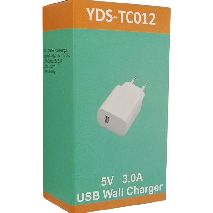 YDS-TC012 UNIVERSAL ΦΟΡΤΙΣΤΗΣ USBA 2.4A